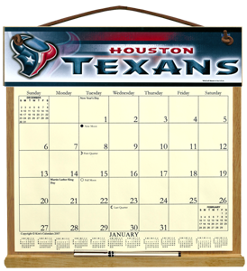 Houston Texans Calendar Holder